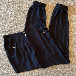 Cache Black Parachute Pants